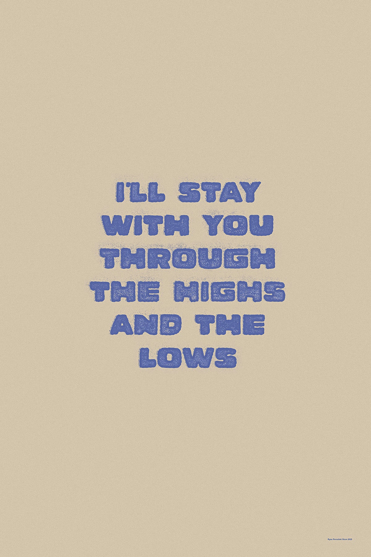 HIGHS AND LOWS (POSTER)