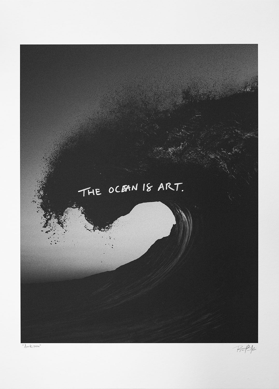 darkroom (the ocean is art—original)