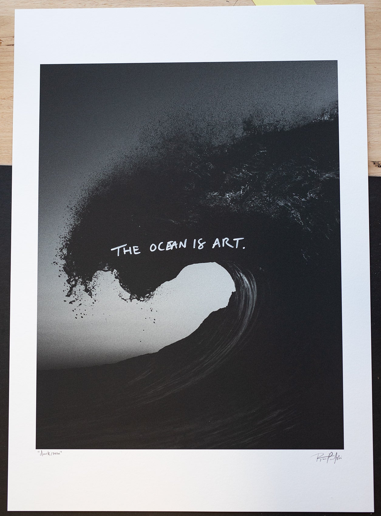 darkroom (the ocean is art—original)
