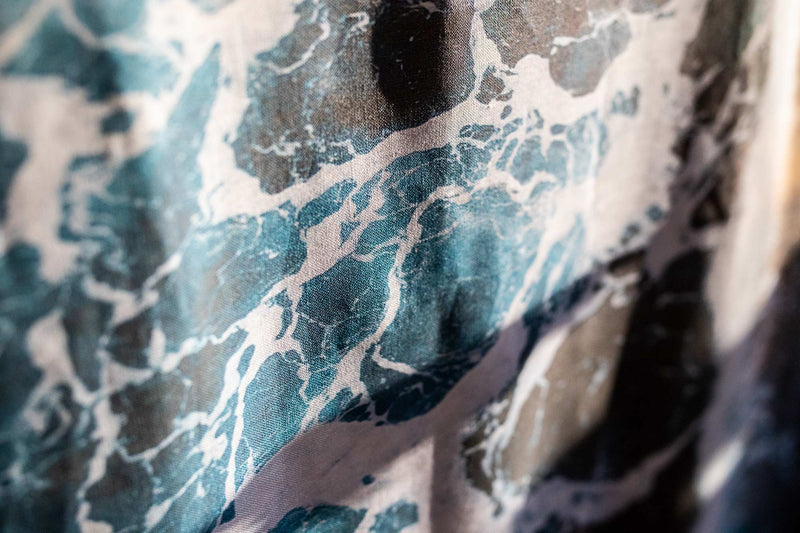 "Glisten" — Wall Banner (100% organic linen)